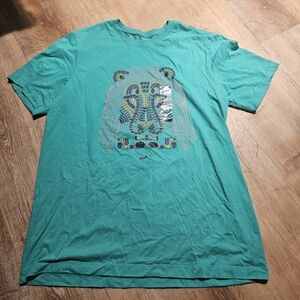 L3Nike Teal Graphic Short Sleeve Tee Lebron James